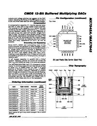 MX7545ACWP+T Datasheet Page 11