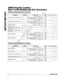 MX7547KEWG+T Datasheet Page 4