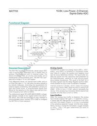 MX7705EWE+T Datasheet Page 17