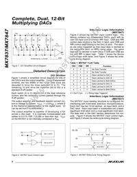 MX7847KR+T Datasheet Page 6