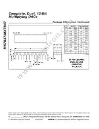 MX7847KR+T Datasheet Page 12