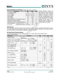 MX841BETR Datasheet Page 2