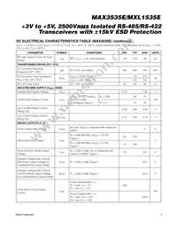 MXL1535EEWI Datasheet Page 3