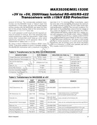 MXL1535EEWI Datasheet Page 21