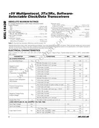 MXL1543BCAI+T Datasheet Page 2