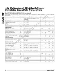 MXL1543BCAI+T Datasheet Page 4