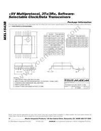 MXL1543BCAI+T Datasheet Page 18