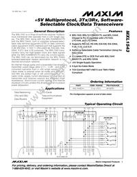 MXL1543CAI+T Datasheet Cover