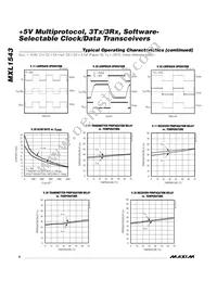 MXL1543CAI+T Datasheet Page 6