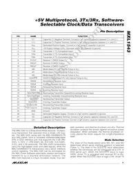 MXL1543CAI+T Datasheet Page 9