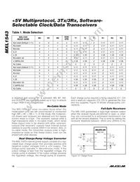MXL1543CAI+T Datasheet Page 10