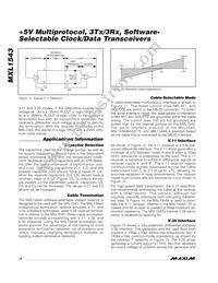 MXL1543CAI+T Datasheet Page 12