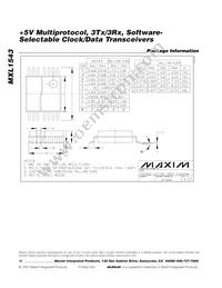 MXL1543CAI+T Datasheet Page 18