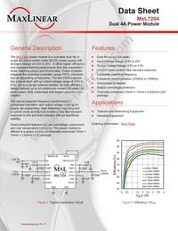 MXL7204-AYA-T Datasheet Cover