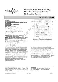 MXR2312ML Datasheet Cover