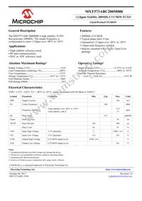 MXT573ABC200M000 Datasheet Cover