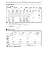 MY3F AC110/120 Datasheet Page 3