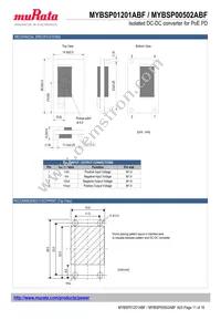 MYBSP01201ABF Datasheet Page 11