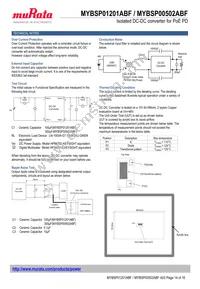 MYBSP01201ABF Datasheet Page 14