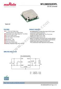 MYLSM00502ERPL Datasheet Cover