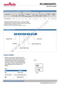 MYLSM00502ERPL Datasheet Page 2