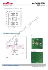 MYLSM00502ERPL Datasheet Page 9