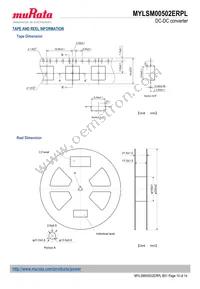 MYLSM00502ERPL Datasheet Page 10