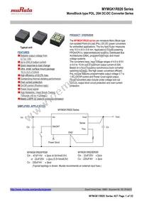 MYMGK1R820FRSR Datasheet Cover