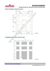 MYSGK02506BRSR Datasheet Page 12