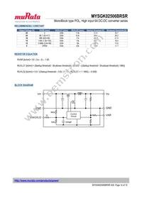 MYSGK02506BRSR Datasheet Page 14