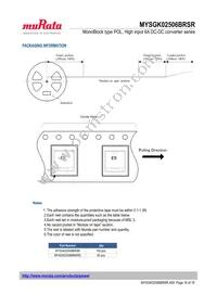 MYSGK02506BRSR Datasheet Page 16