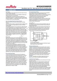 MYSGK02506BRSR Datasheet Page 17