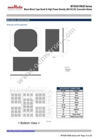 MYSGK1R830ERSR Datasheet Page 15