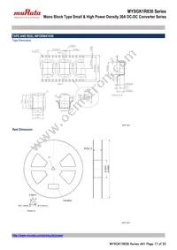 MYSGK1R830ERSR Datasheet Page 17