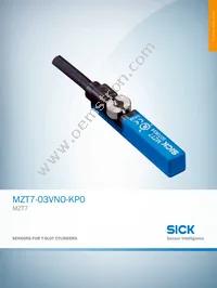MZT7-03VNO-KP0 Datasheet Cover