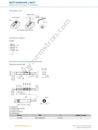 MZT7-03VNS-KP0 Datasheet Page 4