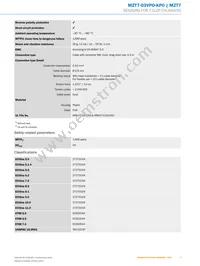 MZT7-03VPO-KP0 Datasheet Page 3