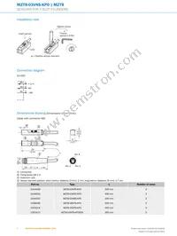 MZT8-03VNS-KP0 Datasheet Page 4