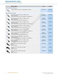 MZT8-19VPS-KP0 Datasheet Page 6