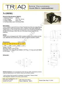 N-150MG Datasheet Cover