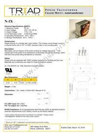 N-1X Datasheet Cover