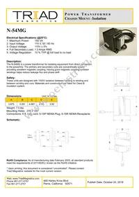 N-54MG Datasheet Cover