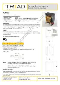 N-77U Datasheet Cover