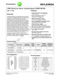 N01L63W2AB25I Datasheet Cover