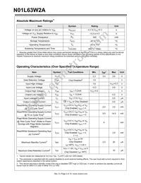 N01L63W2AB25I Datasheet Page 3