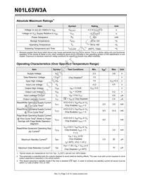 N01L63W3AB25I Datasheet Page 3