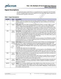 N25Q00AA11GSF40G Datasheet Page 9