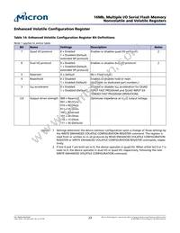 N25Q016A11EF640F TR Datasheet Page 23