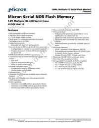 N25Q016A11ESCA0F TR Datasheet Cover