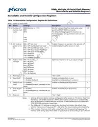 N25Q016A11ESCA0F TR Datasheet Page 21